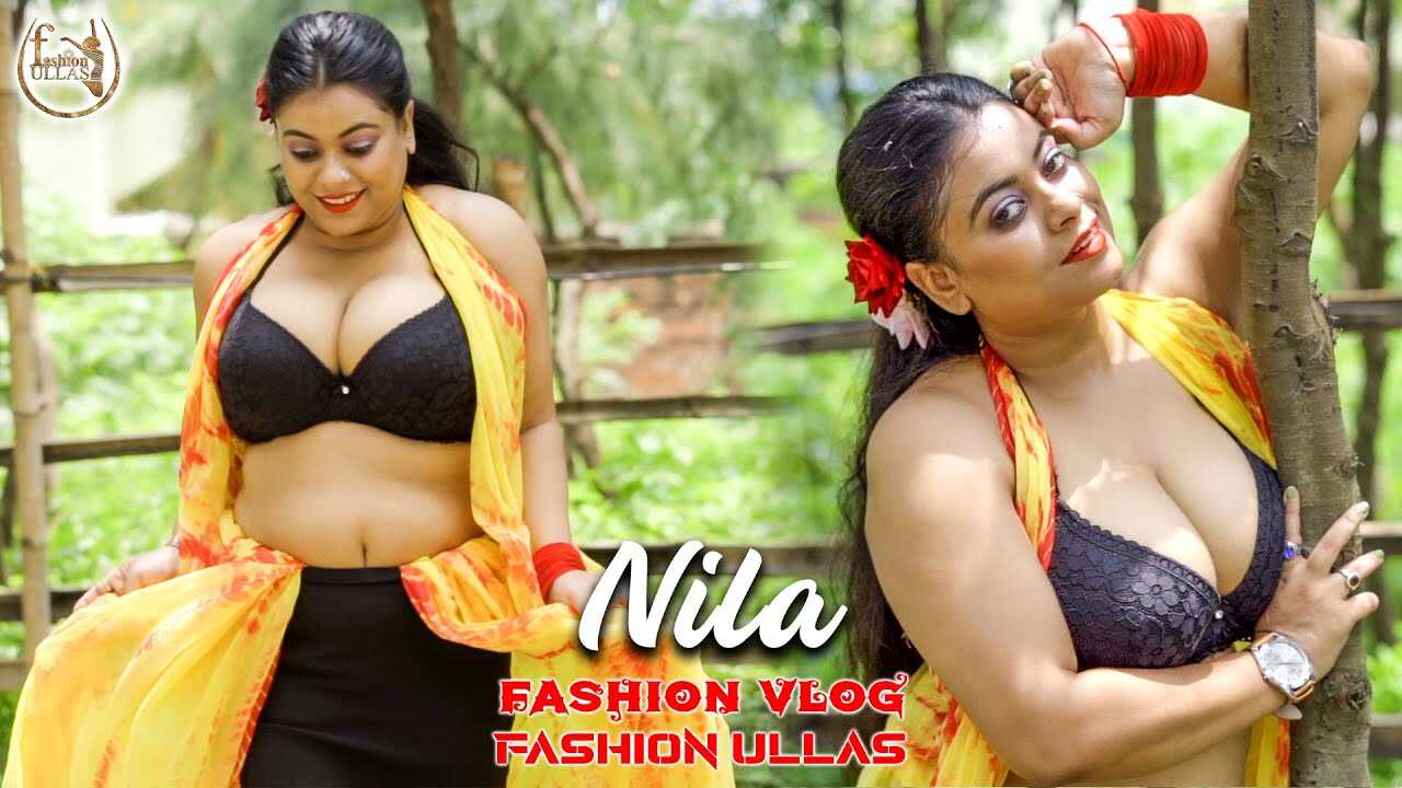 Nila Indo Western Saree Fashion Ullas Hot Fashion Video 2021